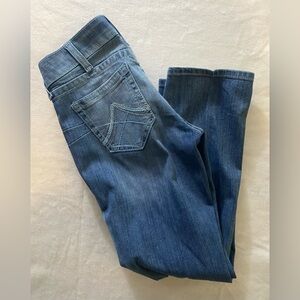 Ariat REAL Denim Western Women's Straight Leg Blue Jeans Size 28S